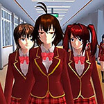 Game SAKURA School Simulator Horror Drama